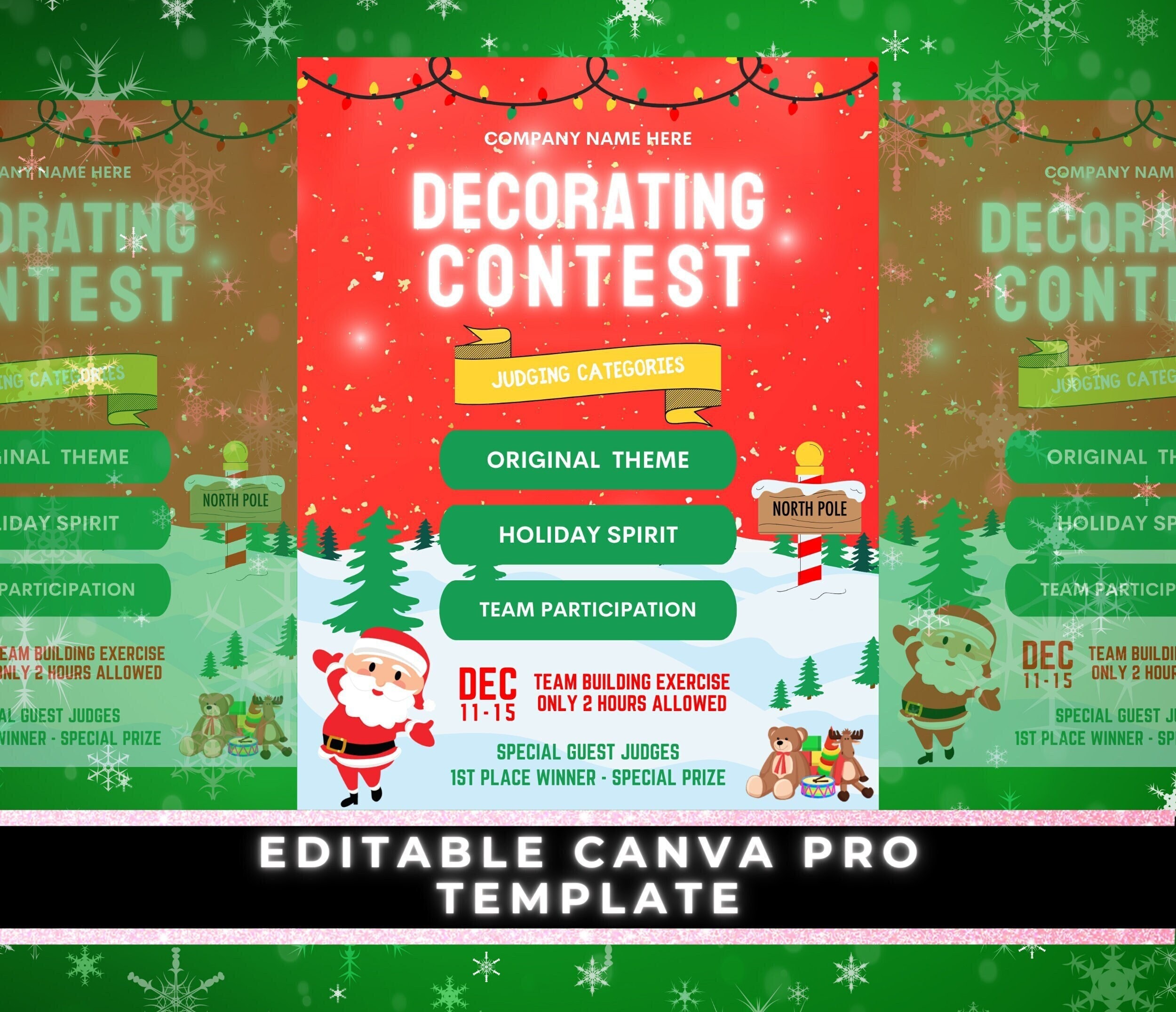 Cubicle Decorating Contest Flyer