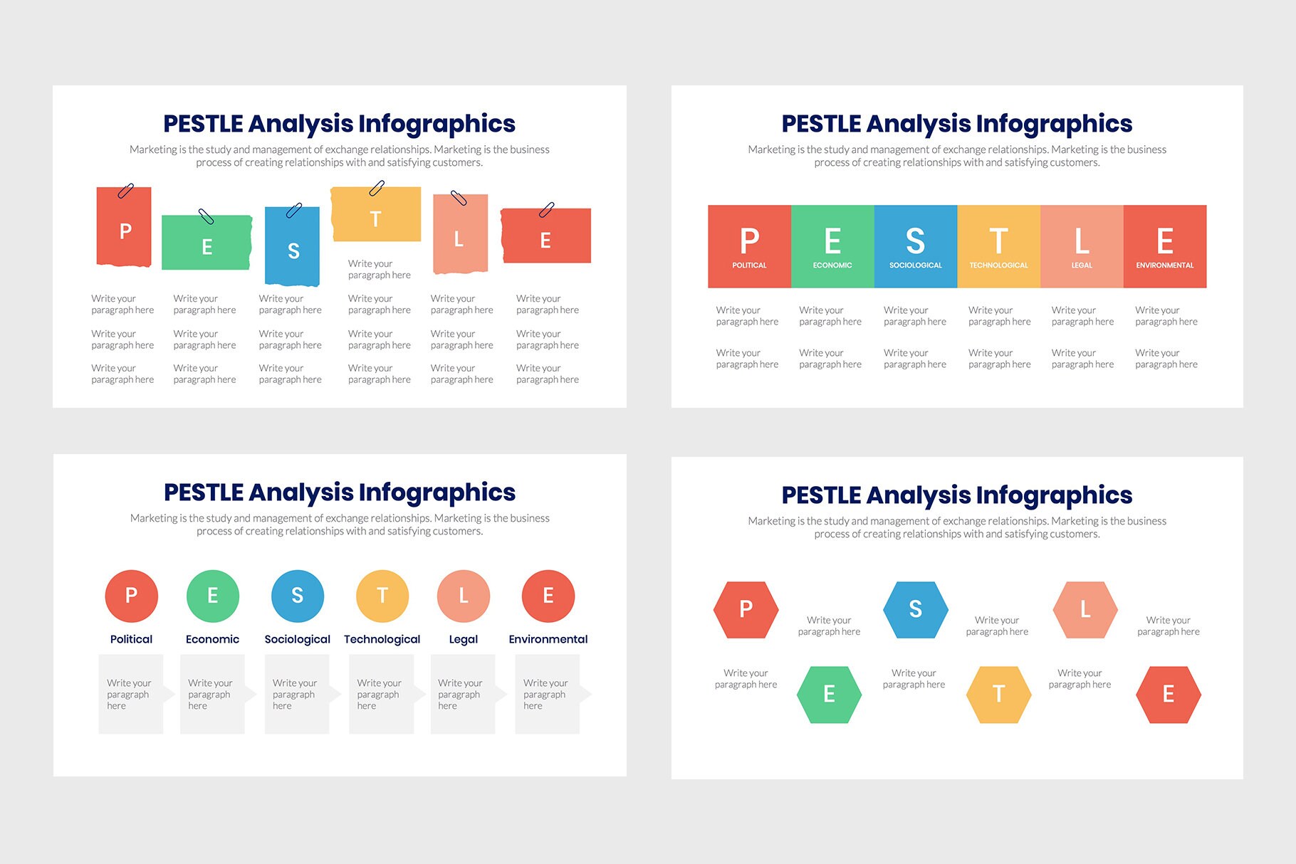 PESTLE Analysis Infographics Powerpoint Template PPTX Keynote Template ...