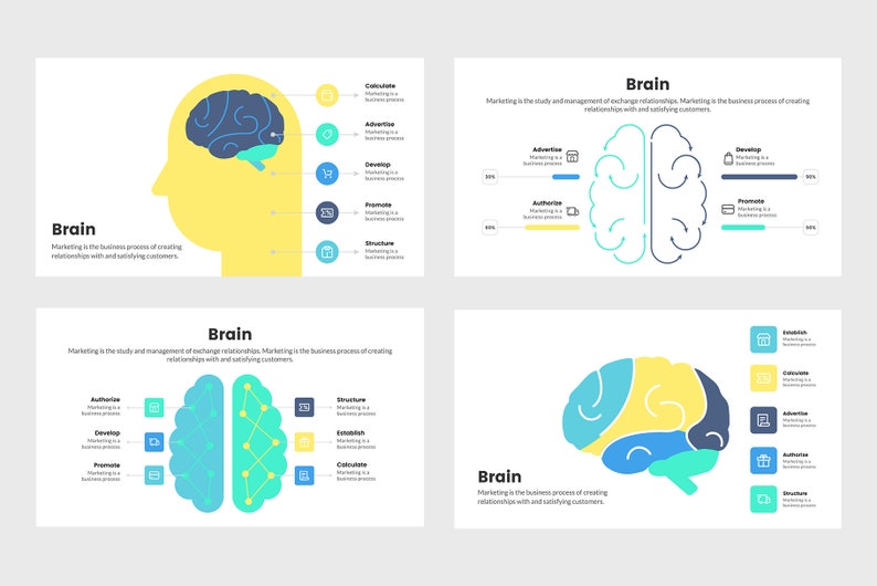Adobe Illustrator PPTX Photoshop PSD Brain Infographics Google Slides PowerPoint Template Keynote Template