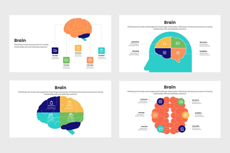 Adobe Illustrator PPTX Photoshop PSD Brain Infographics Google Slides PowerPoint Template Keynote Template