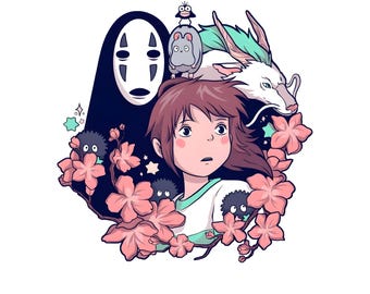 Vintage Ghibli Studio Png, Ponyo Ghibli Studio Png, Ghibli png, My Neighbor Totoro png, PNG, Princess Mononoke png, Kikis Png