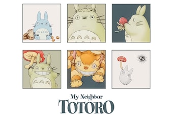 Vintage Ghibli Studio Png, Ponyo Ghibli Studio Png, Ghibli png, My Neighbor Totoro png, PNG, Princess Mononoke png, Kikis Png