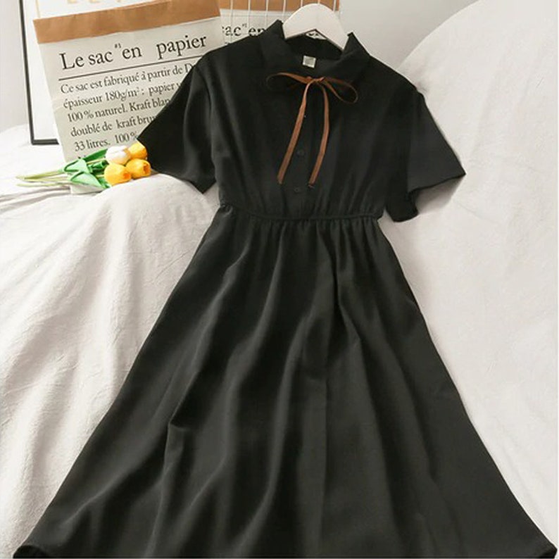 Dark Academia Clothing Vintage dress 7 colors Aesthetic Cottagecore Clothing Dress