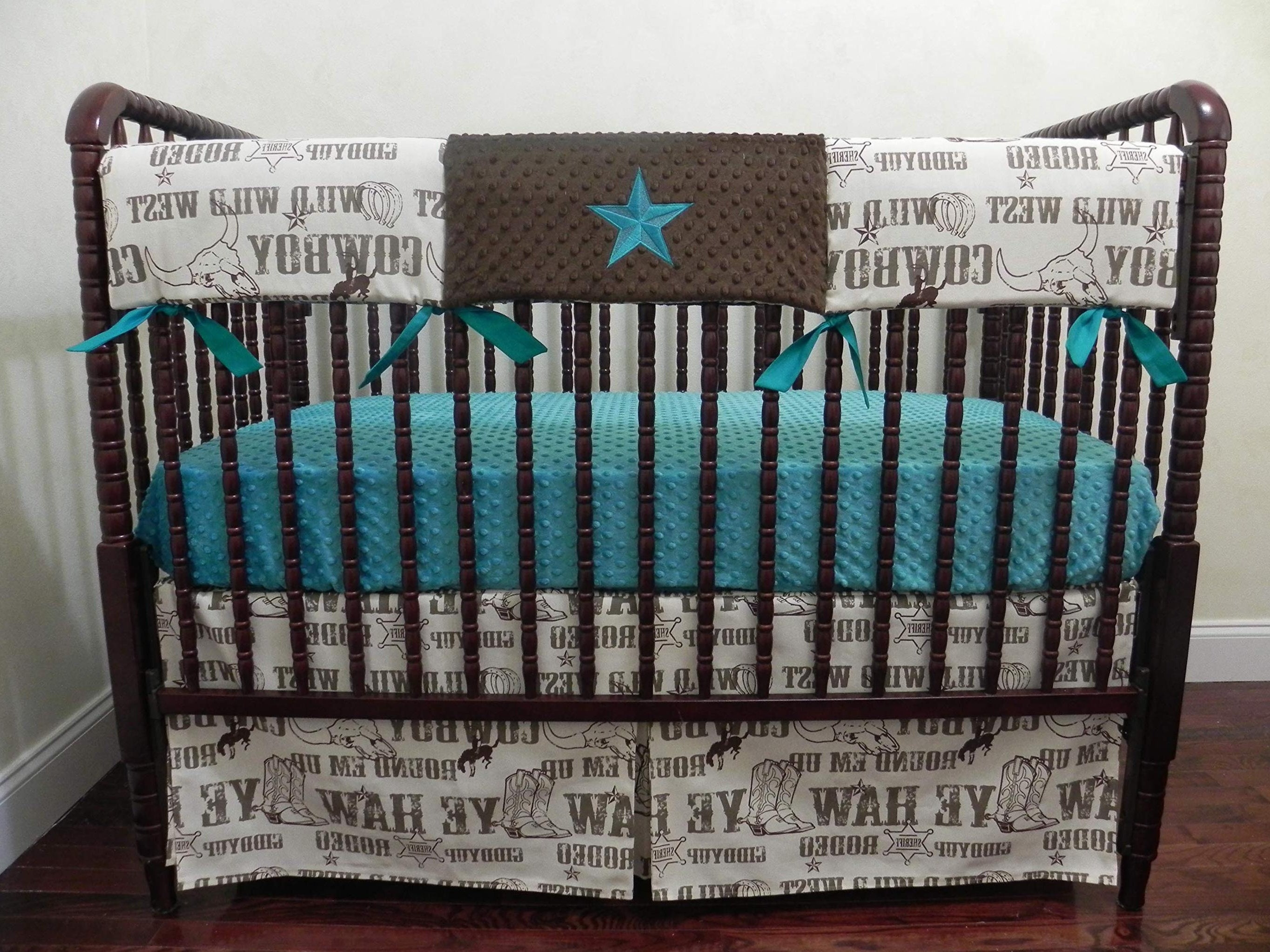 16 Piece Western Baby Crib Bedding Set Brett Cowboy Baby Etsy