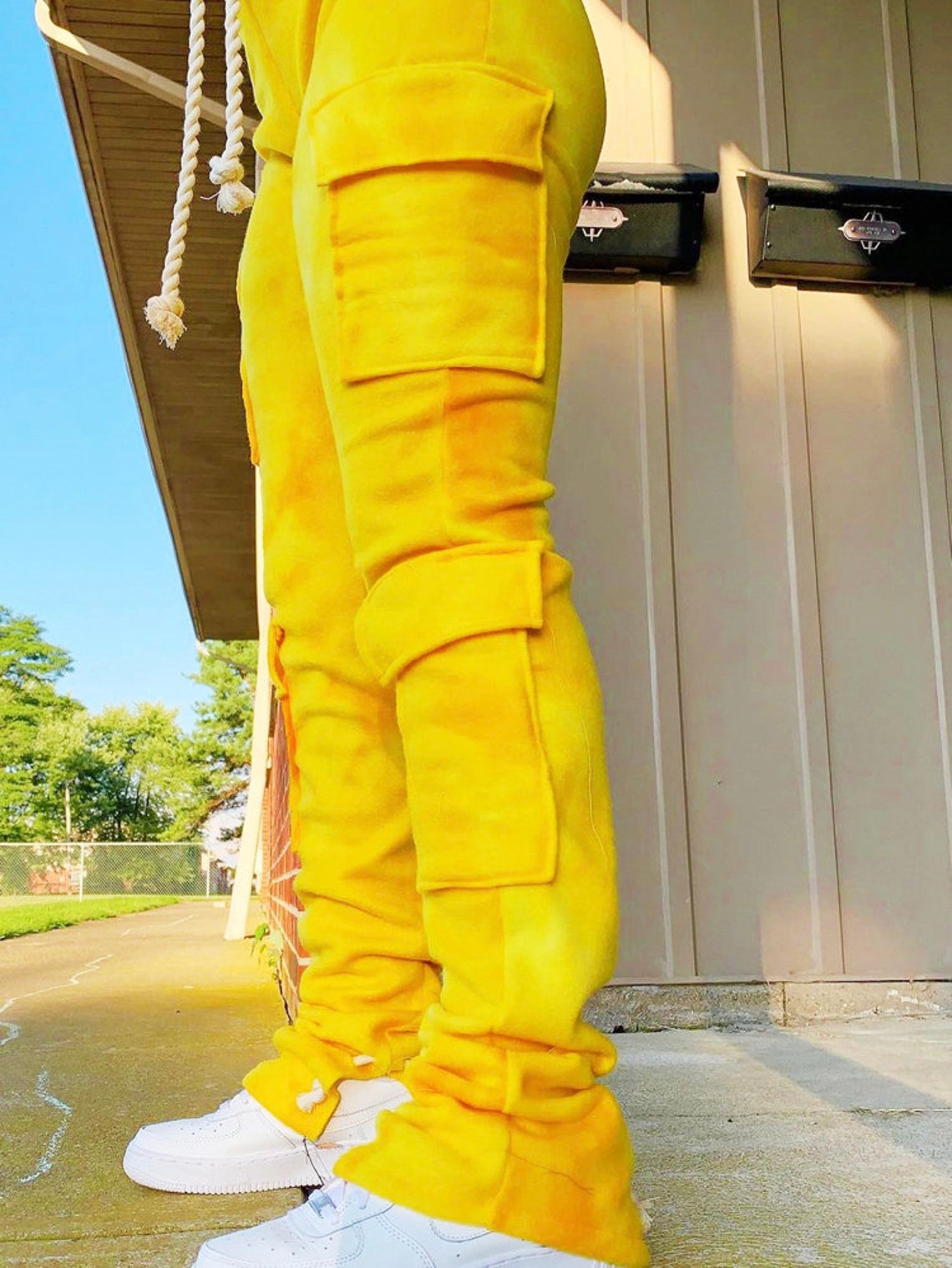 tie dye cargo pants