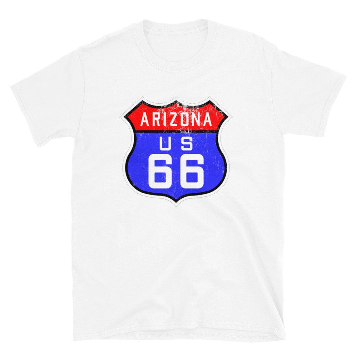 Rt 66 Arizona Shirt US Arizona 66 Motorcycle Shirt Summer | Etsy