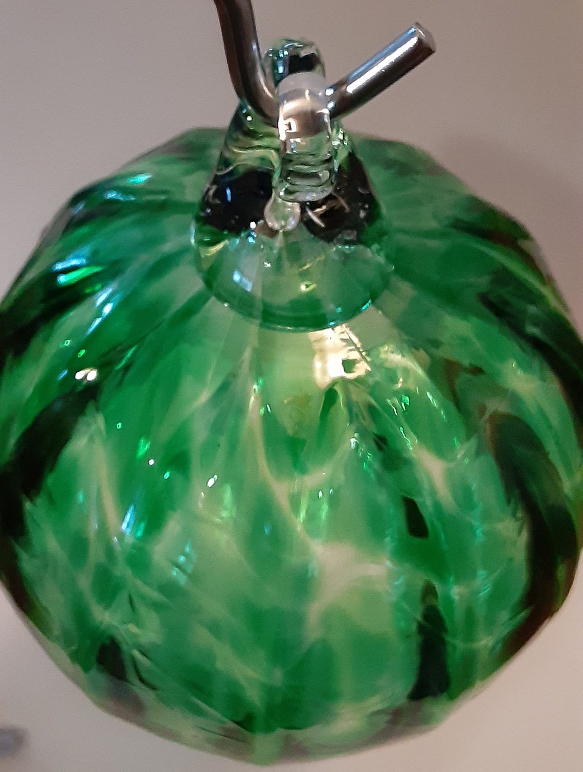 Emerald green ornament Etsy