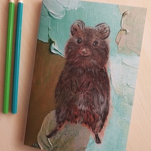 Quaderno  Fatto a Mano / Handmade "Quokka" A4 o A5