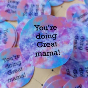 Autocollant de motivation de maman, autocollant de motivation, autocollant vinyle