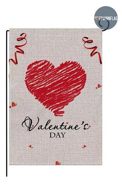 Feliz san Valentín bandera decoración jardín bandera | Etsy
