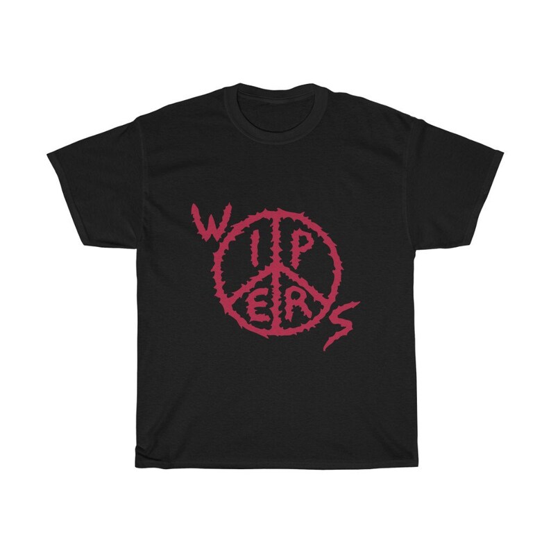 WIPERS PunkBand Logo rot 95 t Shirt T Shirt Geschenk für Etsy