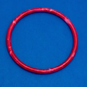 20 cm, Vintage Armreif, roter Armreif, Halo Armband, minimalistisches Armband, Damen Armreif - D3
