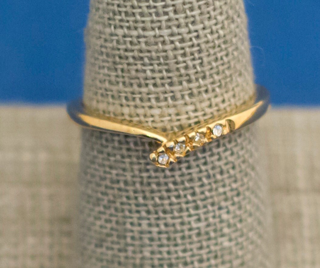 Bague En Métal Argenté Signée Avon - Taille 54 - Occasion En Très Bon état