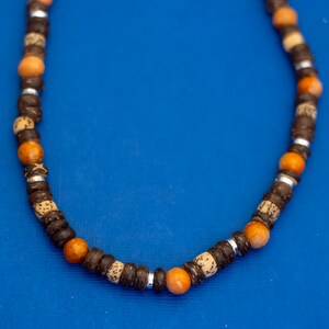 19 inch, Vintage Beaded Necklace, Bohemian Necklace, Multicolor Necklace, Unique Necklace - D18