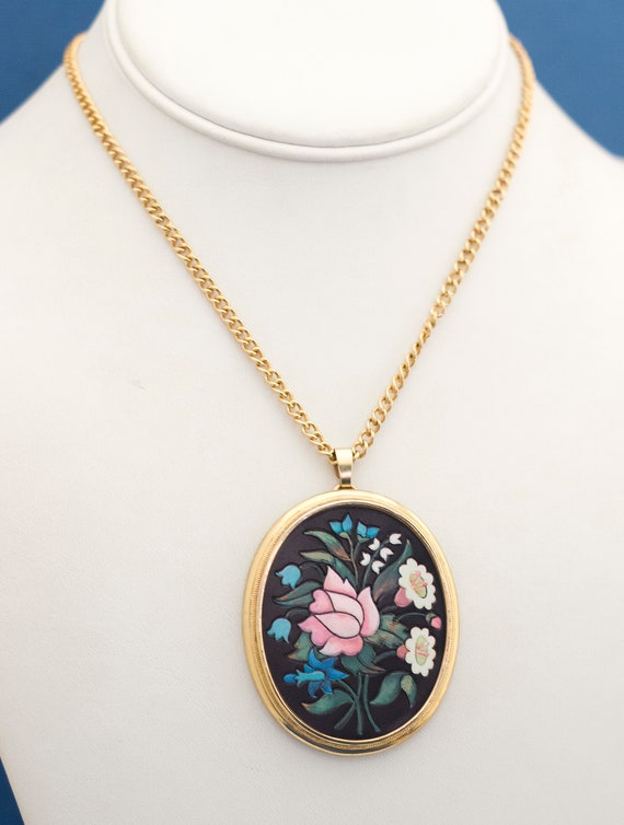 26", Statement Flower Necklace, Flower Necklace, … - image 2