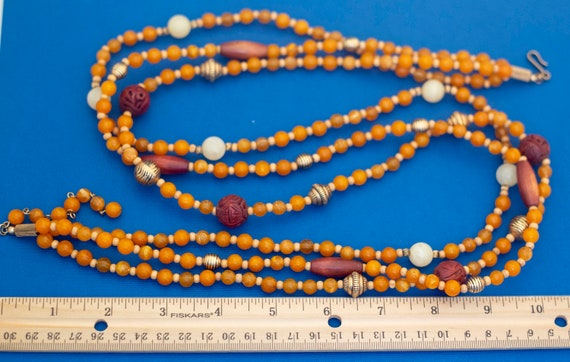 33 Inch Multi-Stranded Boho Necklace by Avon - D26 - image 4