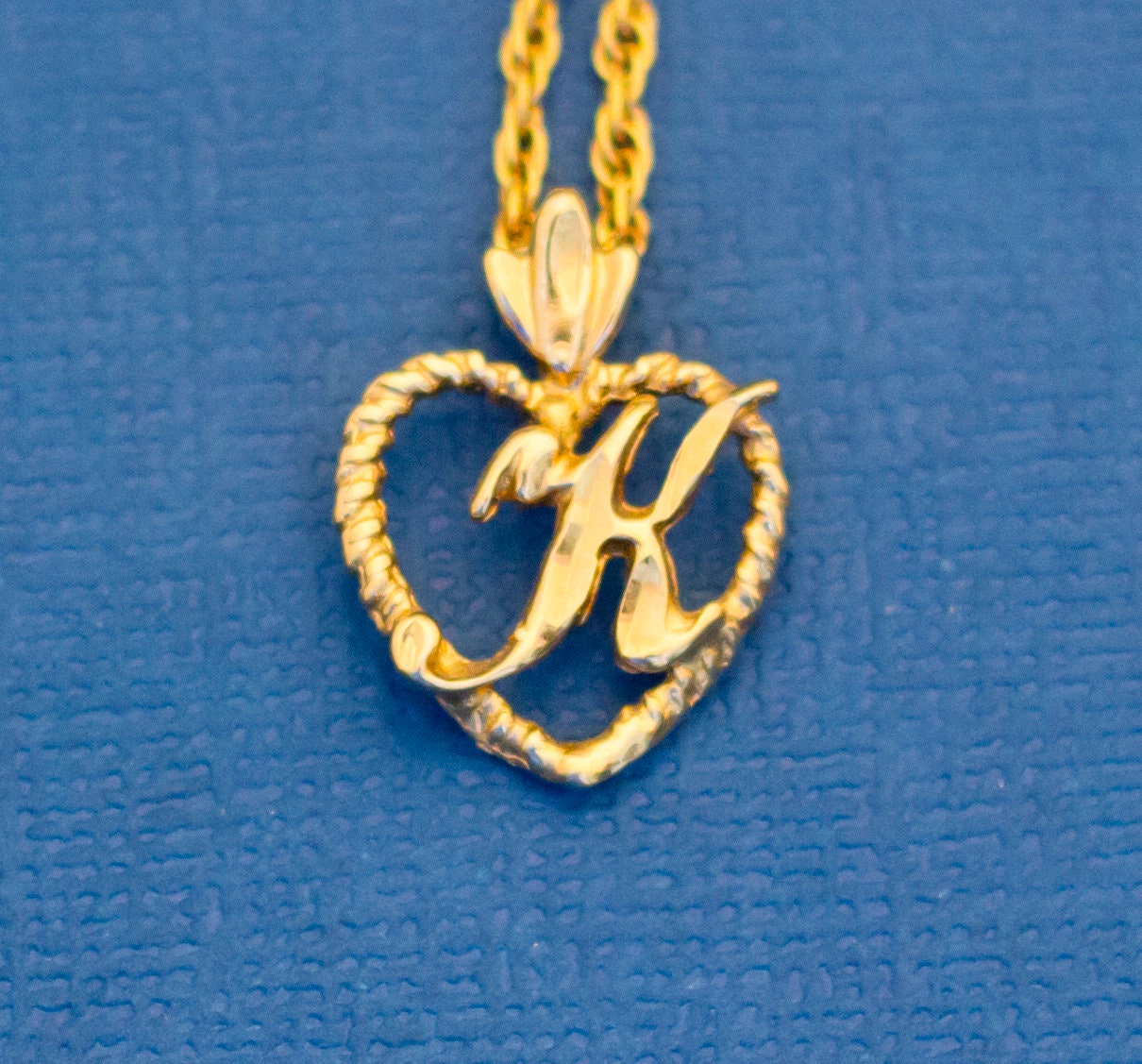 24 Letter K Necklace K Necklace Initial 