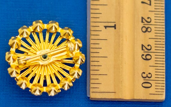 Prestige Emblem Brooch, Gold Tone Brooch, Vintage… - image 2