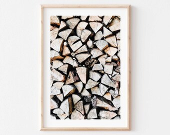 Poster | Wood | Natural paper | minimalist | sustainable | Gift