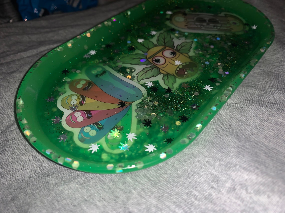 Glow in the dark rolling tray Etsy