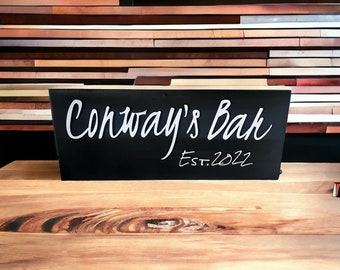 Personalized Bar Sign Custom Bar Sign