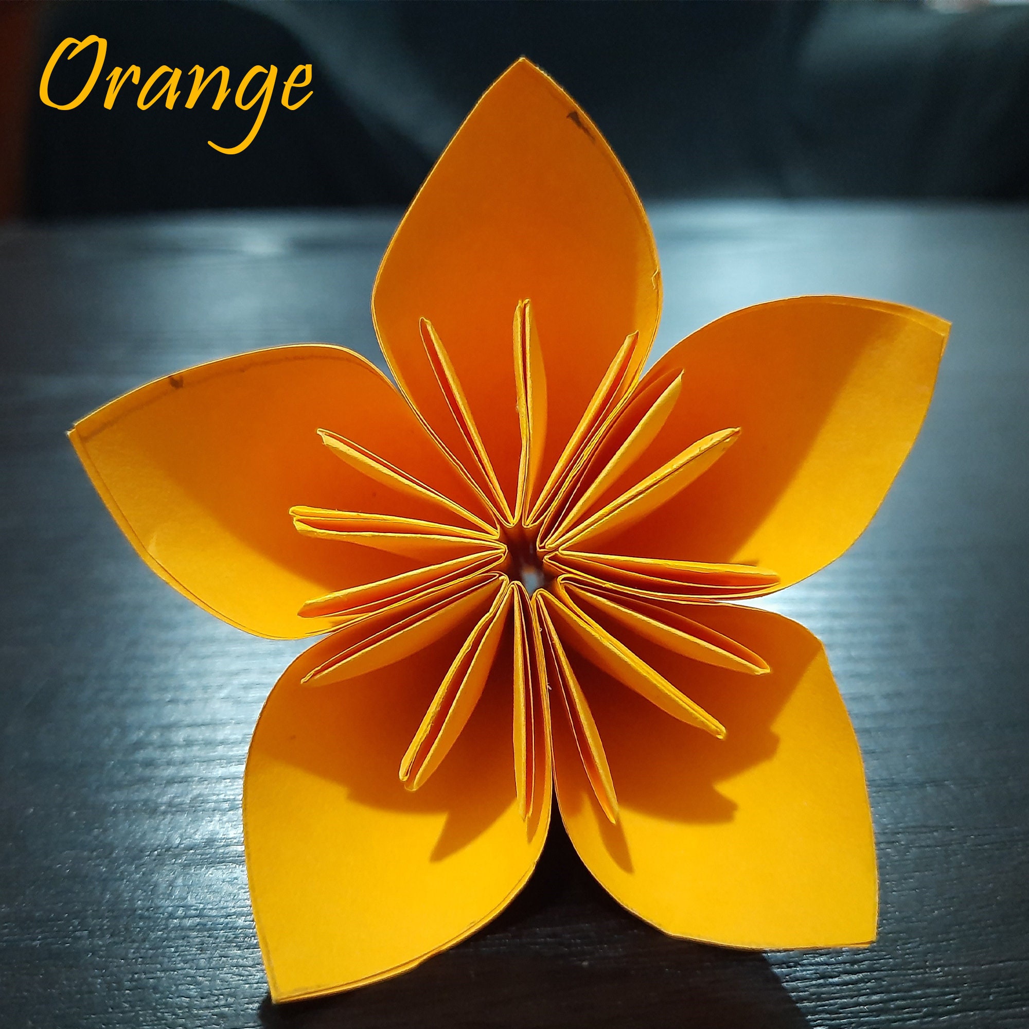 5Pcs Set Handmade Paper Flowers Craft For Baby Room Weddings Etsy