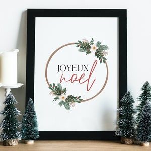 Joyeux Noel Wreath - Etsy