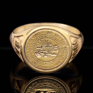 University Ring, Graduation Gift, Class Rings, Senior Class Ring, College Class Ring, School Ring, High School Ring, Valentine&#39;s Day Gift