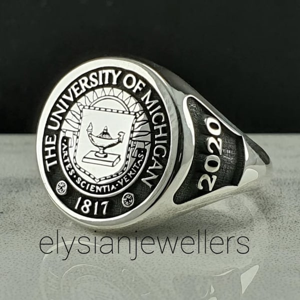University Ring, Graduation Gift, Class Rings, Senior Class Ring, College Class Ring, School Ring, High School Ring, Valentine's Day Gift