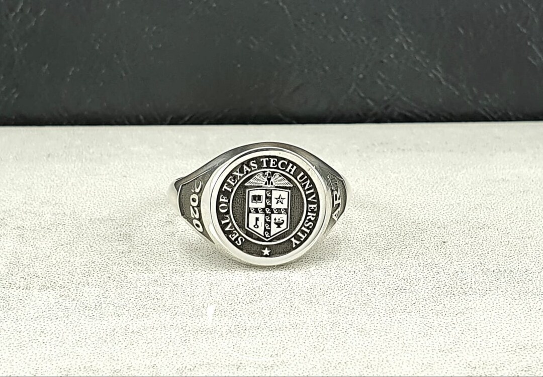 University Key Rings Sterling Silver University Ring, Custom College Graduation Gift - Etsy