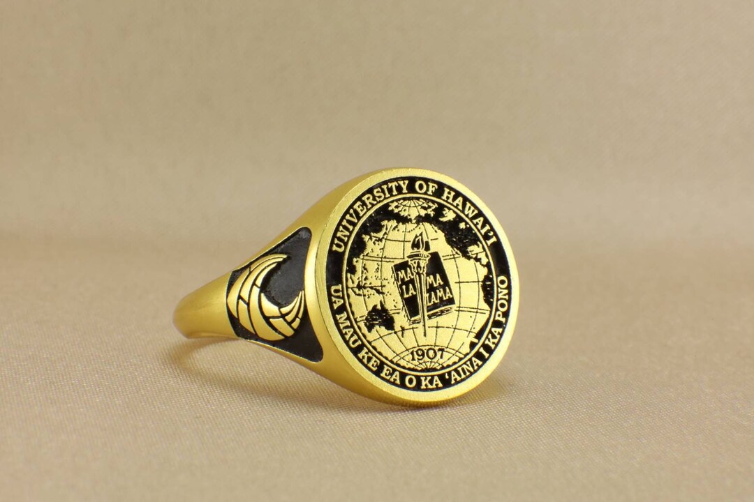 University Key Rings Sterling Silver University Ring, Custom Logo, Graduation Gift - Etsy