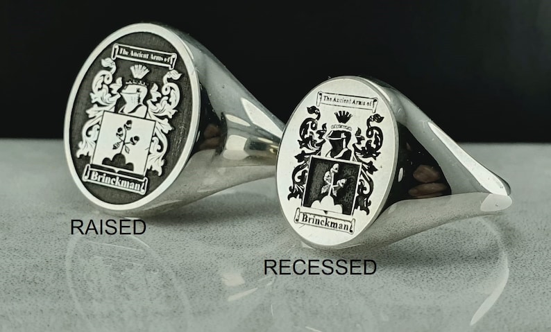 Coat of Arms Ring, Family Crest Rings, Custom Signet Ring, Crest Ring, Family Crest Signet Ring Christmas Gift image 2