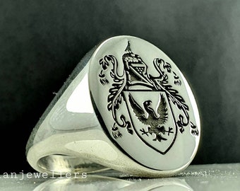 Wappen Ringe, Wappen Ringe, Wappen Ringe, Wappen Ring, Wappen Ring, Familien wappen Siegelring Weihnachten Geschenk