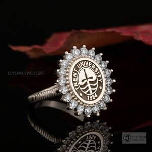 Universiteit Ring, Afstudeercadeau, Klas Ringen, Senior Class Ring, College Class Ring, School Ring, High School Ring