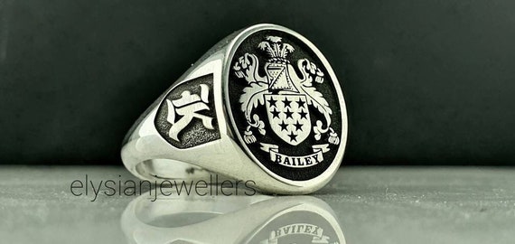 Custom store crest rings