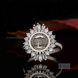 Universiteit Ring, Afstudeercadeau, Klas Ringen, Senior Class Ring, College Class Ring, School Ring, High School Ring