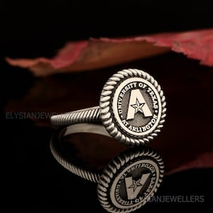University Ring, Graduation Gift, Class Rings, Senior Class Ring, College Class Ring, School Ring, High School Ring, Valentine&#39;s Day Gift