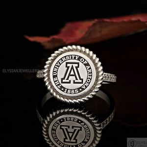 University Ring, Graduation Gift, Class Rings, Senior Class Ring, College Class Ring, School Ring, High School Ring, Valentine&#39;s Day Gift