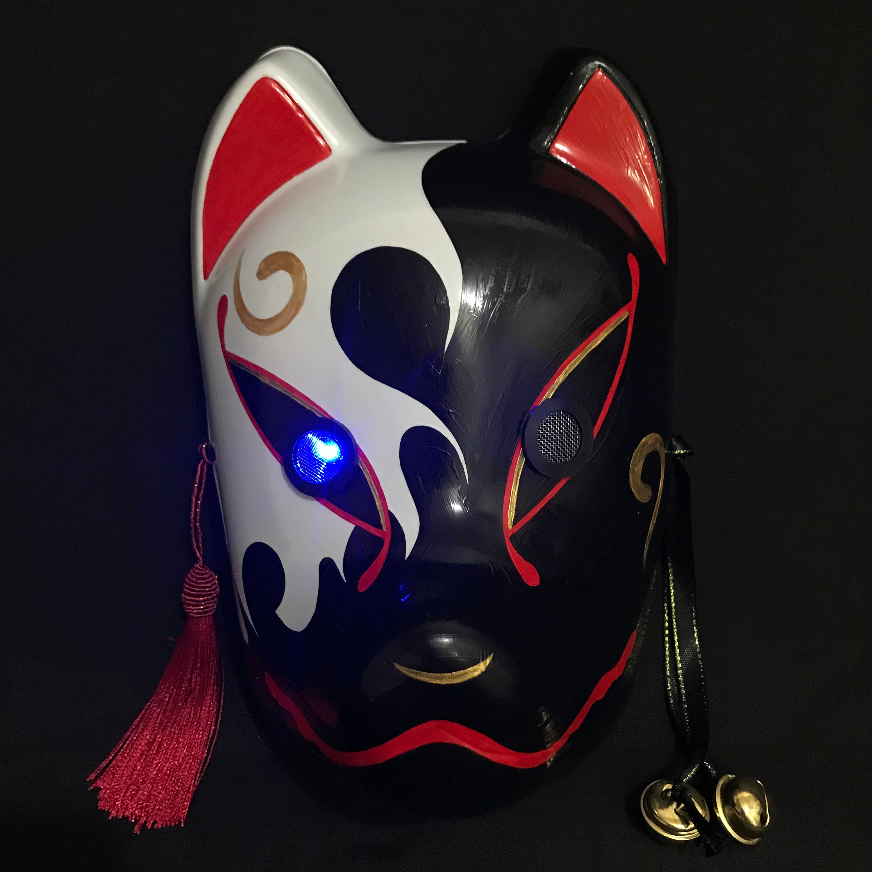 Kitsune Mask lunar Eclipse/ Japanese Fox Mask - Etsy Australia