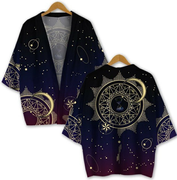 Kimono Cardigan Magic Circle Haori - Etsy