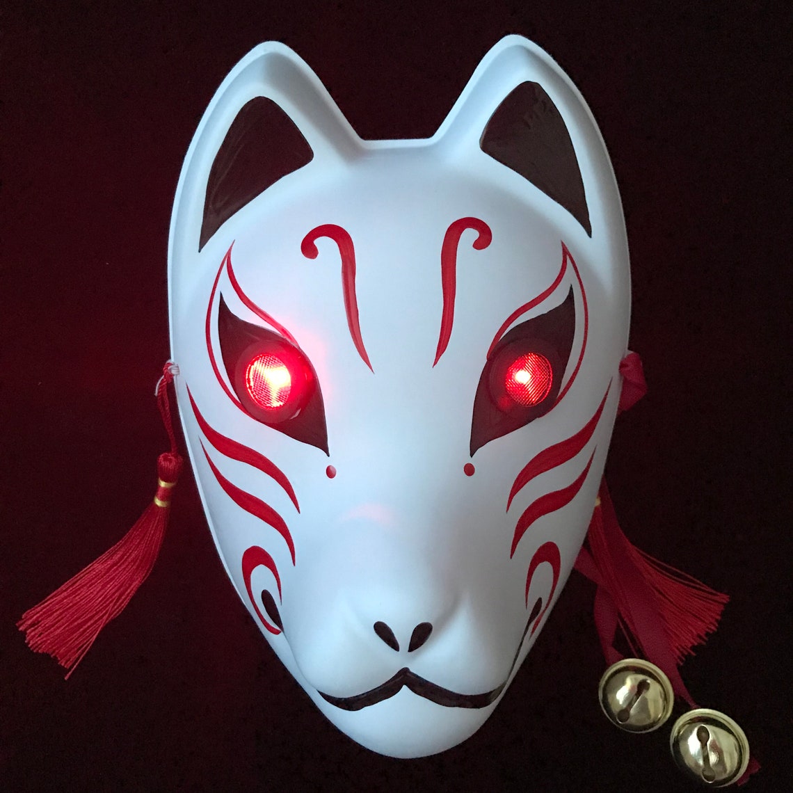 Fox Mask japanese God Inari/ Japanese Cosplay Mask | Etsy