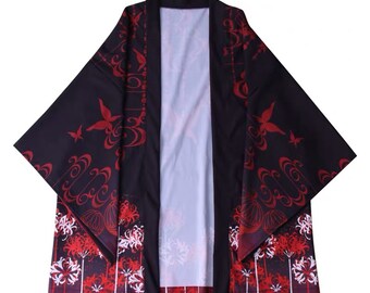Kimono Jacke Spinne Lilie Kimono 