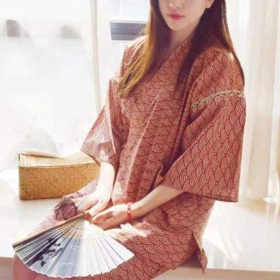 Ropa de japonesa para mujer conjunto de pijama de - Etsy España