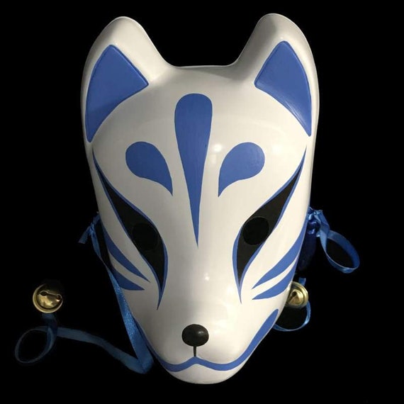 kommentar scaring Effektivitet Kitsune Mask water Splash/ Japanese Fox Mask - Etsy