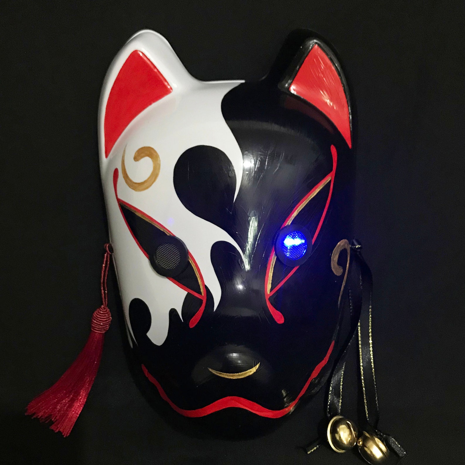Kitsune Mask lunar Eclipse/ Japanese Fox Mask Etsy Canada