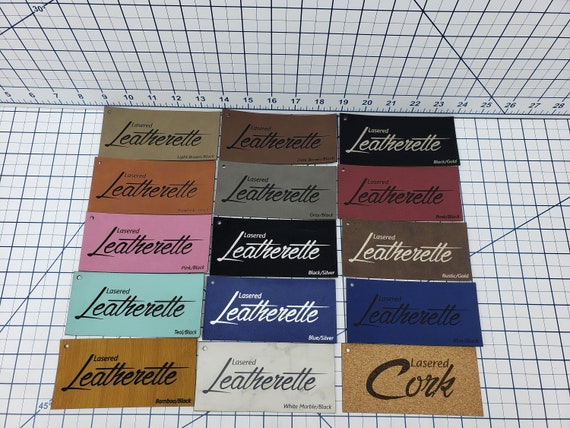 Coaster - D20 - SET OF 2 - Leather or Stitched Cork Coaster - D20 - SET OF 2 - Leather or Stitched Cork