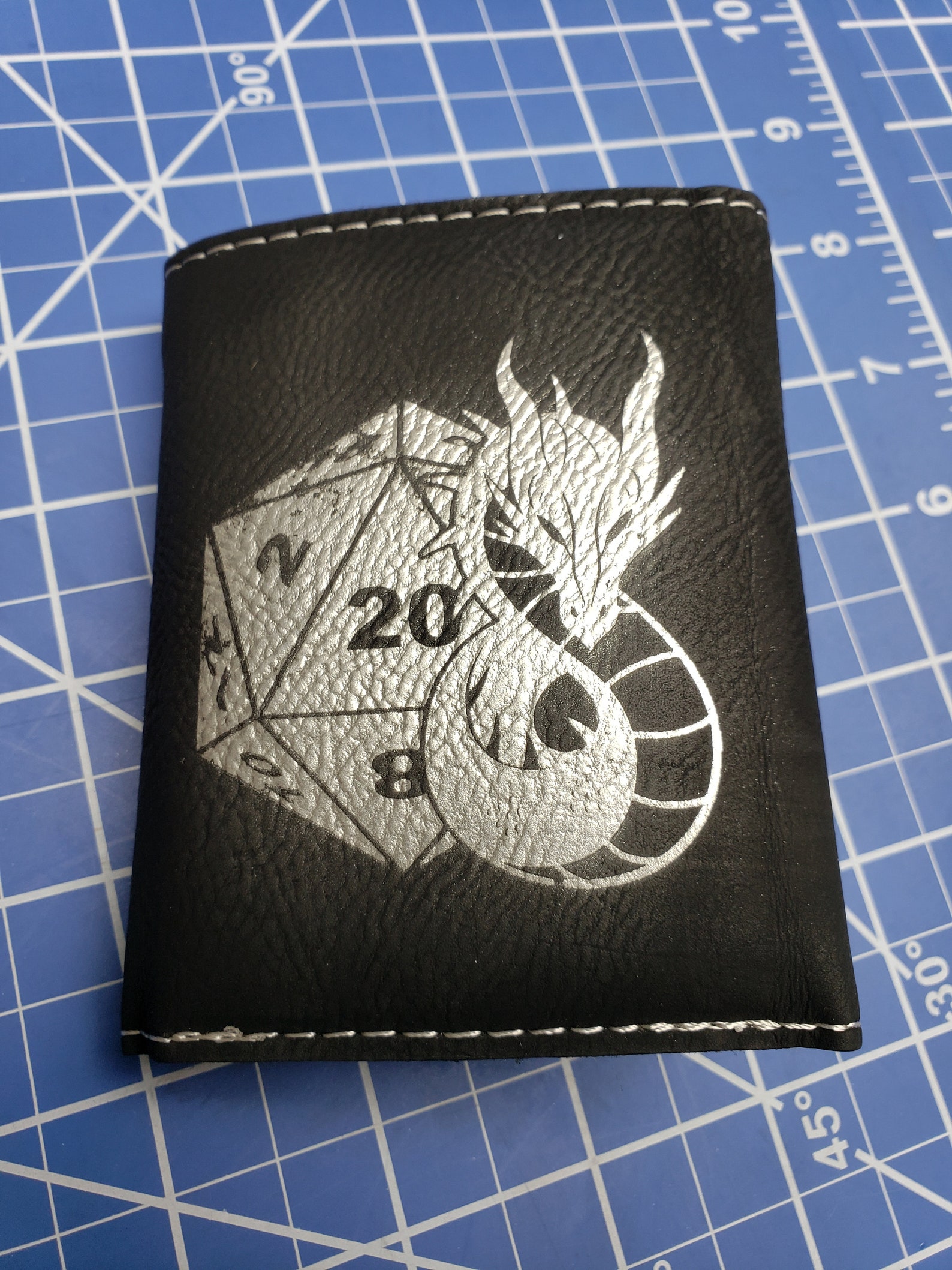 Dragon D20 Trifold Wallet Etsy