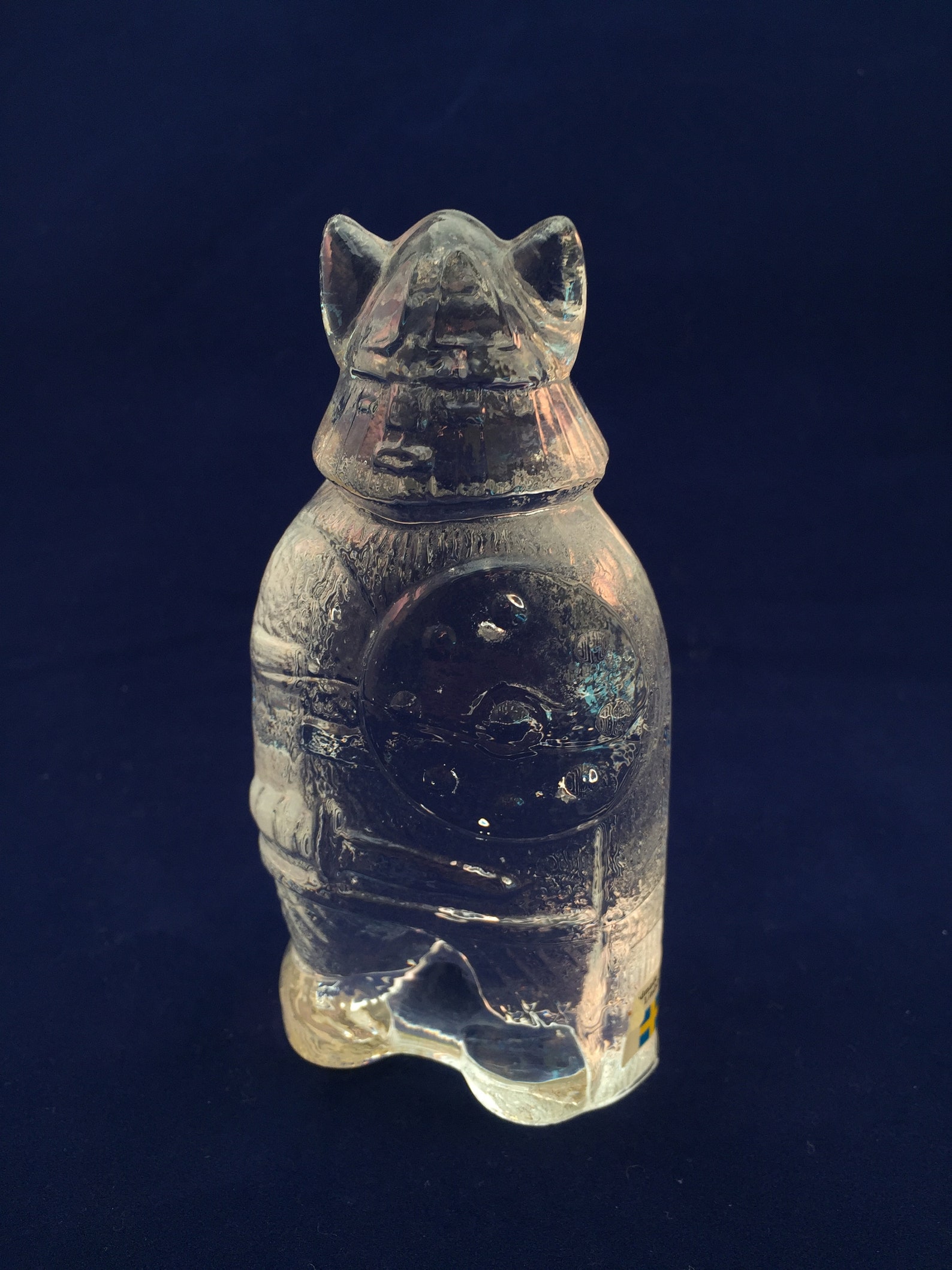 Glass viking handmade by Lindshammar glasbruk in Sweden Etsy