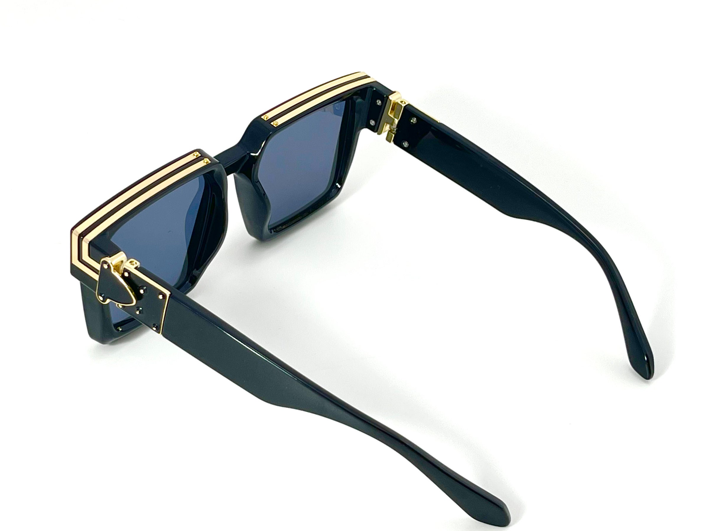 Funky Black Gold Square UV400 Sunglasses -  Canada