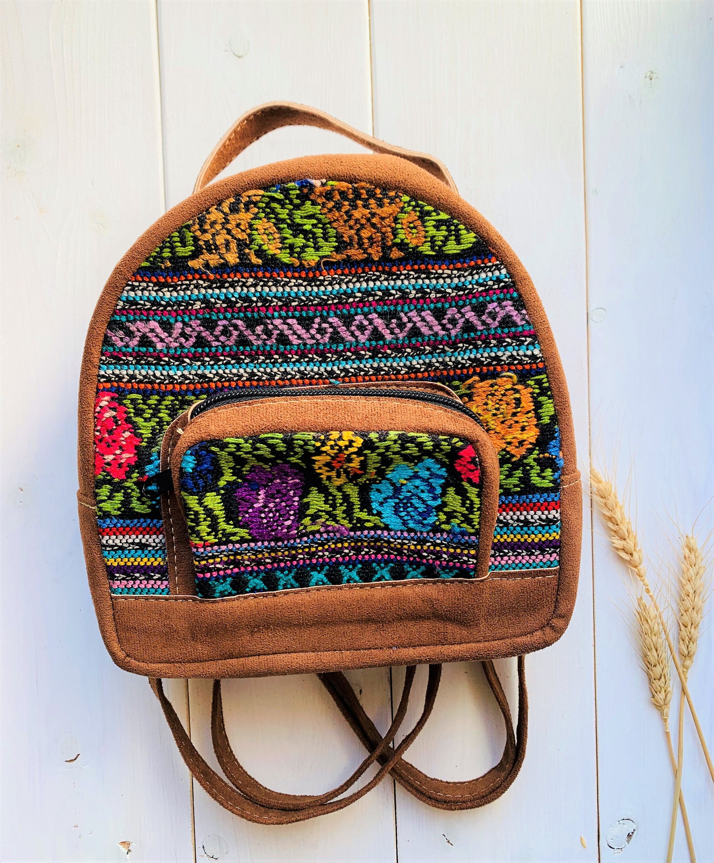 Huipil Guatemalan Animal Backpack Bag Fair Trade Toddler Animal Backpack – Lucia main image 4
